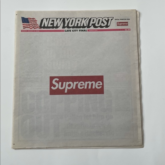 SUPREME X New York Post Exclusive Limited Edition - Picture 1 of 2